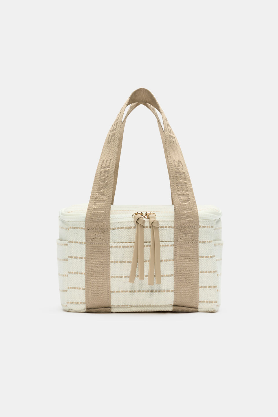 Seed Mini Cooler Bag  Warm Sand Stripe