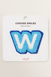 Blue Initial Patch    hi-res