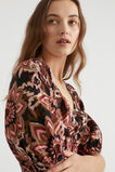 Floral Twist Front Crop Top  Vintage Floral  hi-res