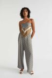 Linear Retro Pleat Pant  Deep Brass Retro  hi-res