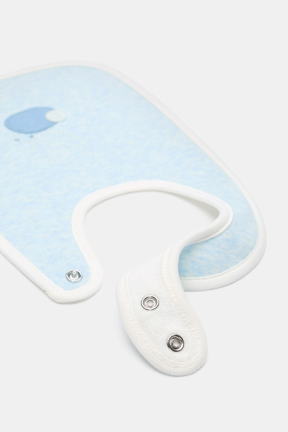 Felt Bunny Bib  Blue Marle