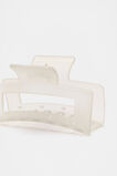 Rectangle Hair Claw  Oat  hi-res