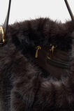 Fur Hobo Bag  Coffee Bean  hi-res