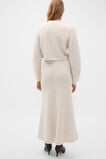 Luxe Fluffy Knit Skirt  Vanilla Cream Marle  hi-res