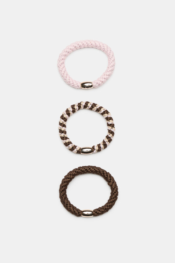 Bead Hair Elastic Set  Petal Pink  hi-res