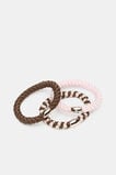 Bead Hair Elastic Set  Petal Pink  hi-res