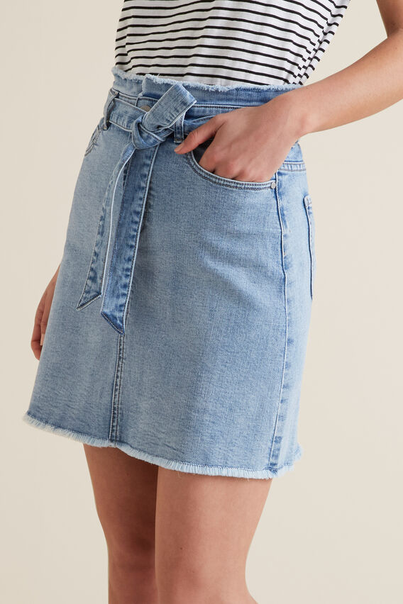 whistles khaki skirt