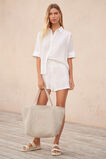 Linen Button-Down Shirt  Whisper White  hi-res