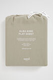 Alba King Flat Sheet  Olive  hi-res