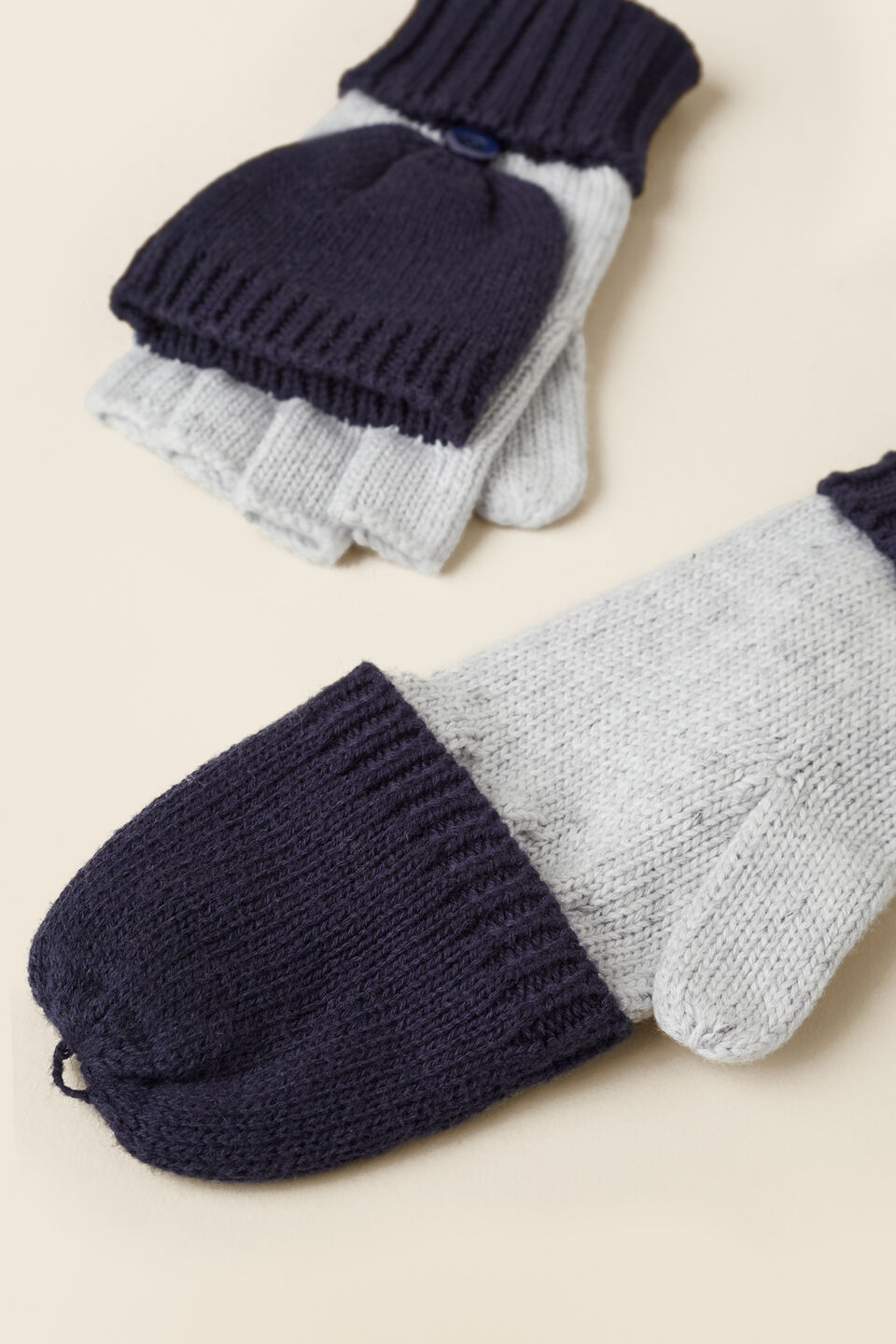 Colour Block Mittens  Multi