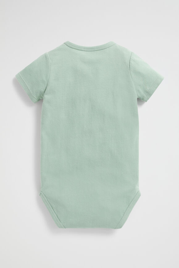 Puppy Bodysuit  Gum Leaf  hi-res