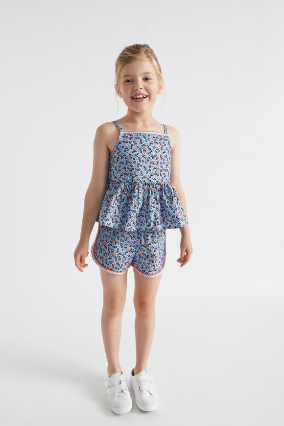 Crochet Trim Cami  Periwinkle  hi-res
