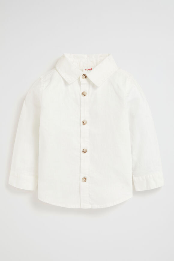 Core Linen Shirt  Vintage White  hi-res