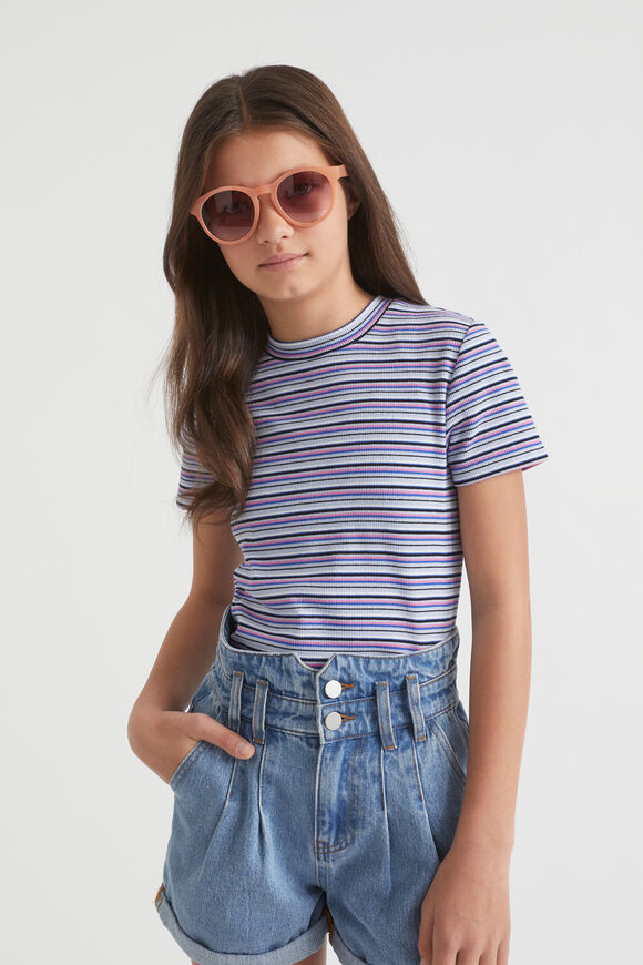 Teen Round Sunglasses  Blush  hi-res