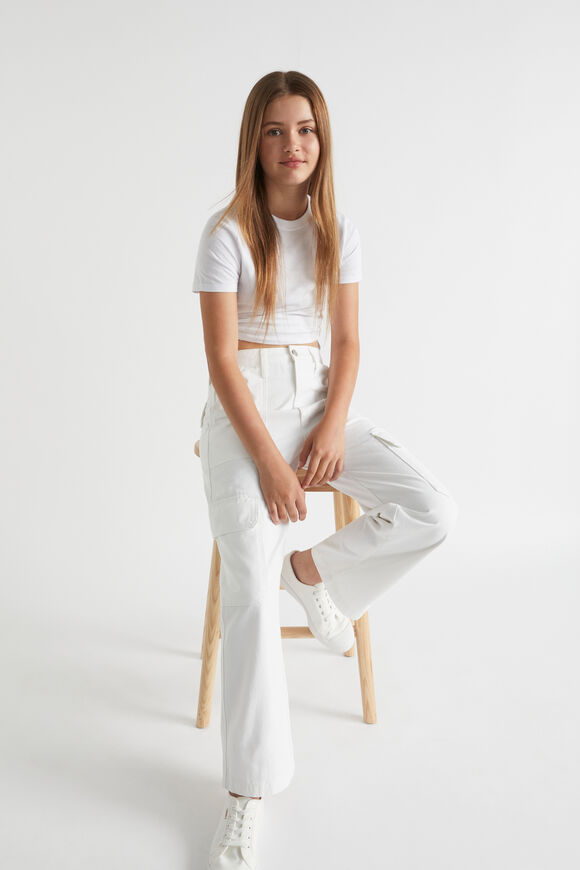 Cargo Pant  White  hi-res