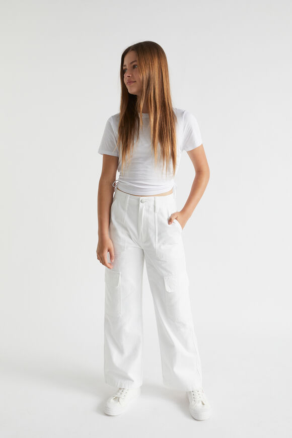 Cargo Pant  White  hi-res