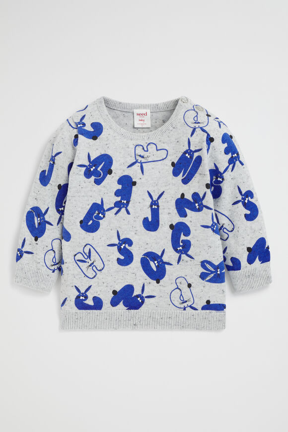 Bunny Crew Knit  Cloudy Marle  hi-res