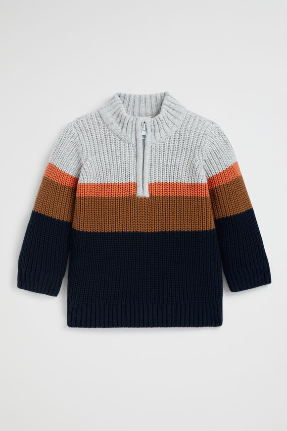 Colourblock Knit  Multi  hi-res