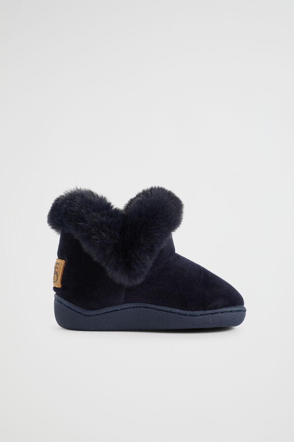 Fluffy House Boot  Navy  hi-res