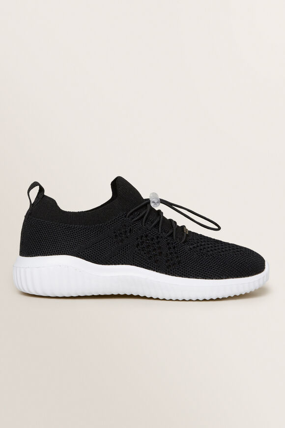 Knit Trainer  Black  hi-res