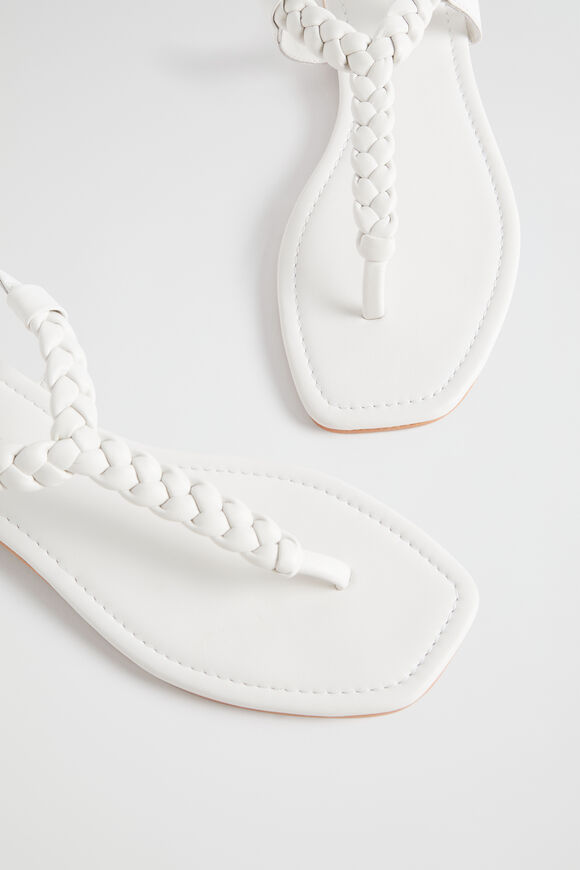 Eliana Braid Sandal  White  hi-res