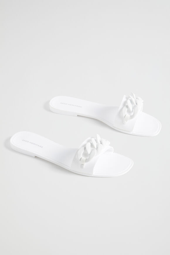 Chain Jelly Slide  White  hi-res