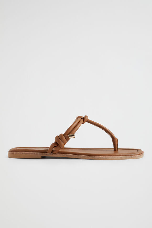Liora Knot Sandal  Deep Tan  hi-res