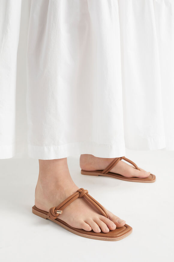 Liora Knot Sandal  Deep Tan  hi-res