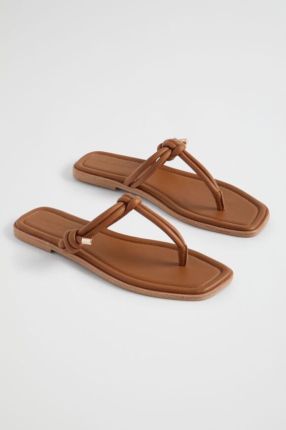 Liora Knot Sandal  Deep Tan  hi-res