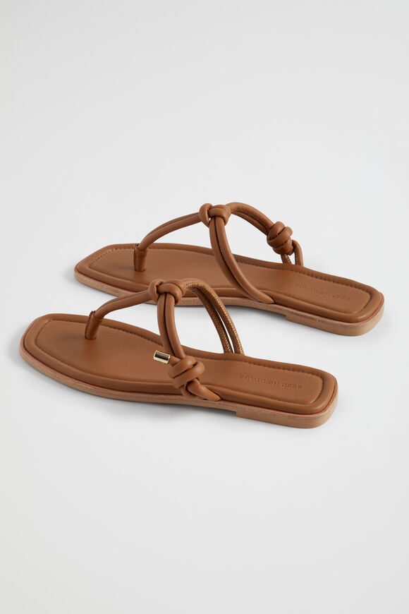 Liora Knot Sandal  Deep Tan  hi-res