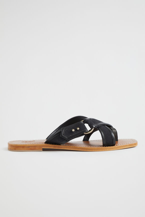 Evelyn Ring Sandal  Black  hi-res
