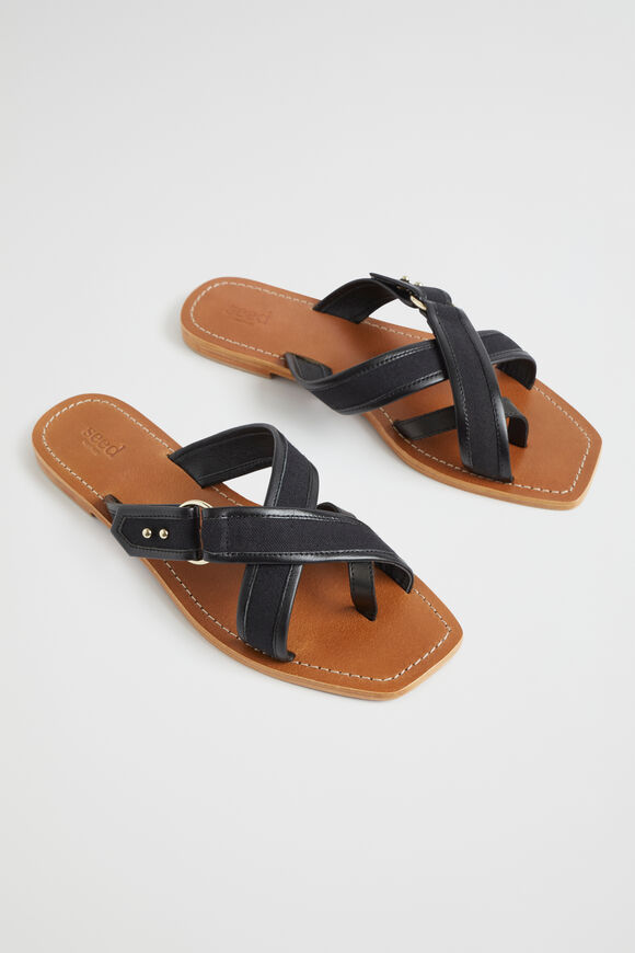 Evelyn Ring Sandal  Black  hi-res