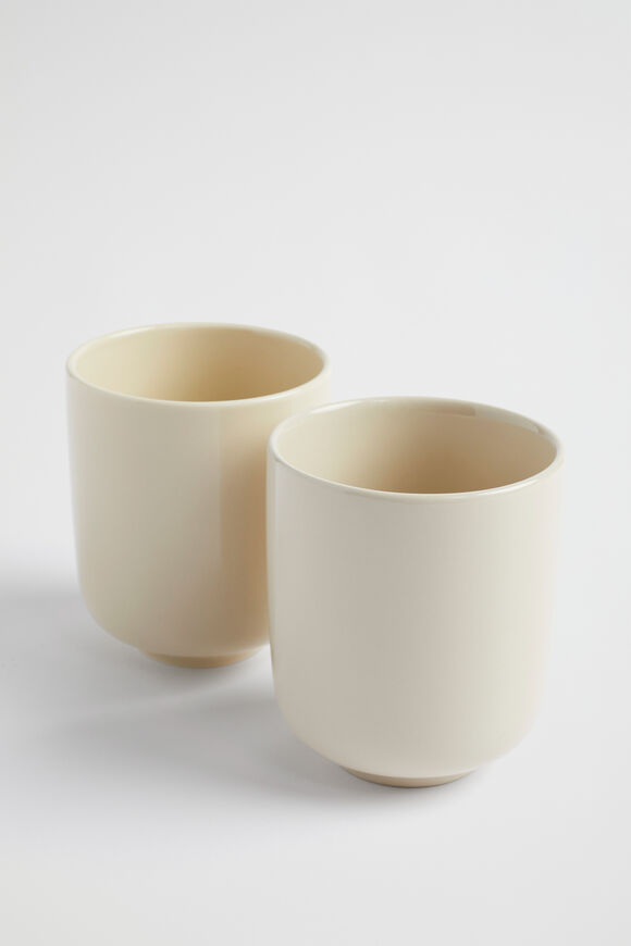 Lou Mug Pair  Stone  hi-res