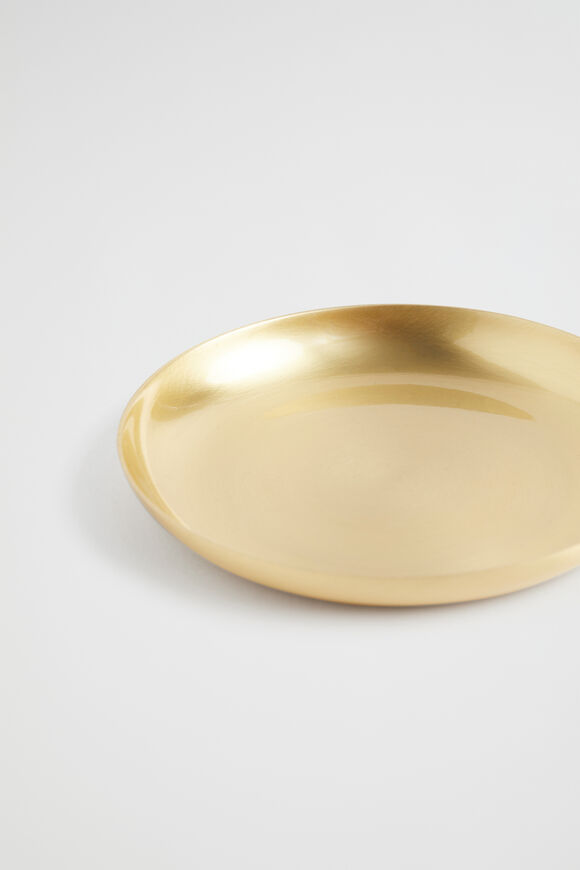 Rae Round Tray  Brass  hi-res