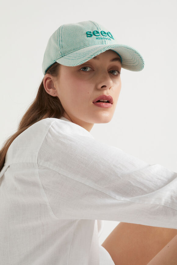 Seed Cap  Deep Teal Natural  hi-res