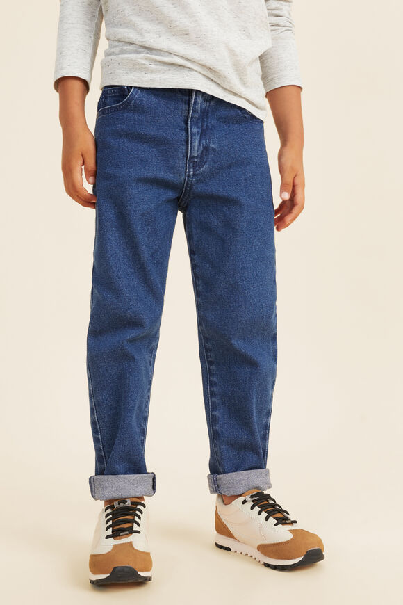 Tapered Leg Jean   Indigo  hi-res