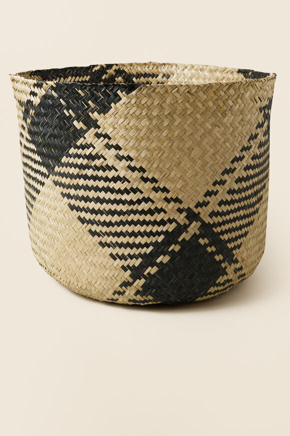 Woven Large Basket  Natural  hi-res