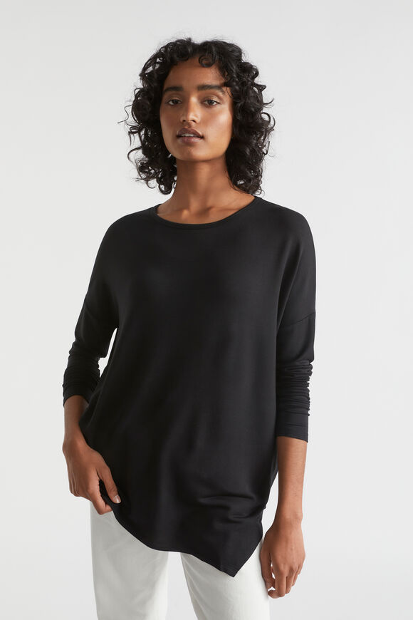 Core Asymmetrical Top  Black  hi-res
