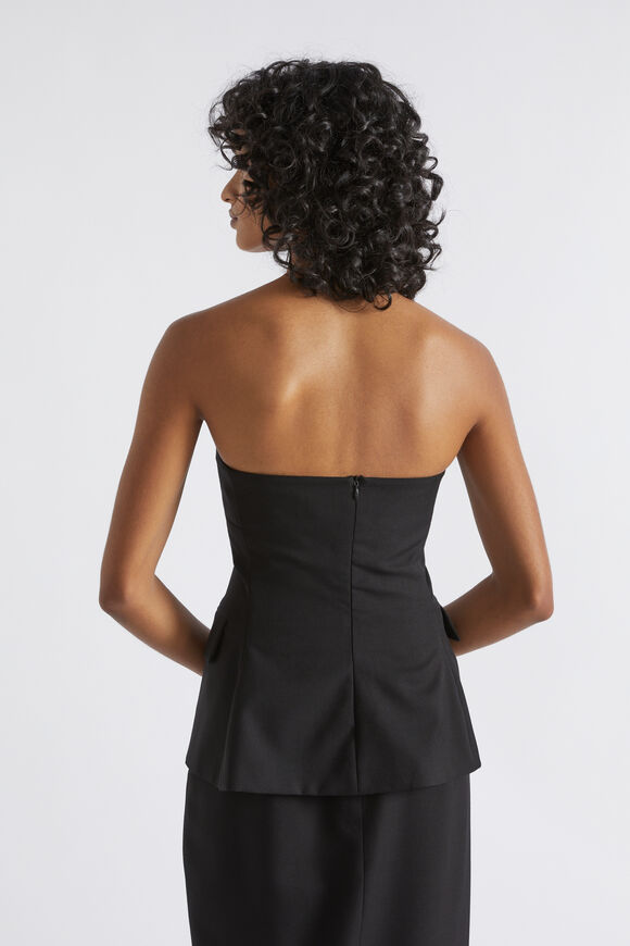 Wool Blend Bodice  Black  hi-res