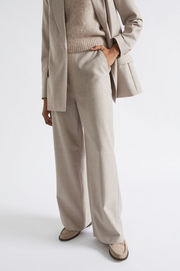 Wool Blend Trouser  Light Storm Crossdye  hi-res