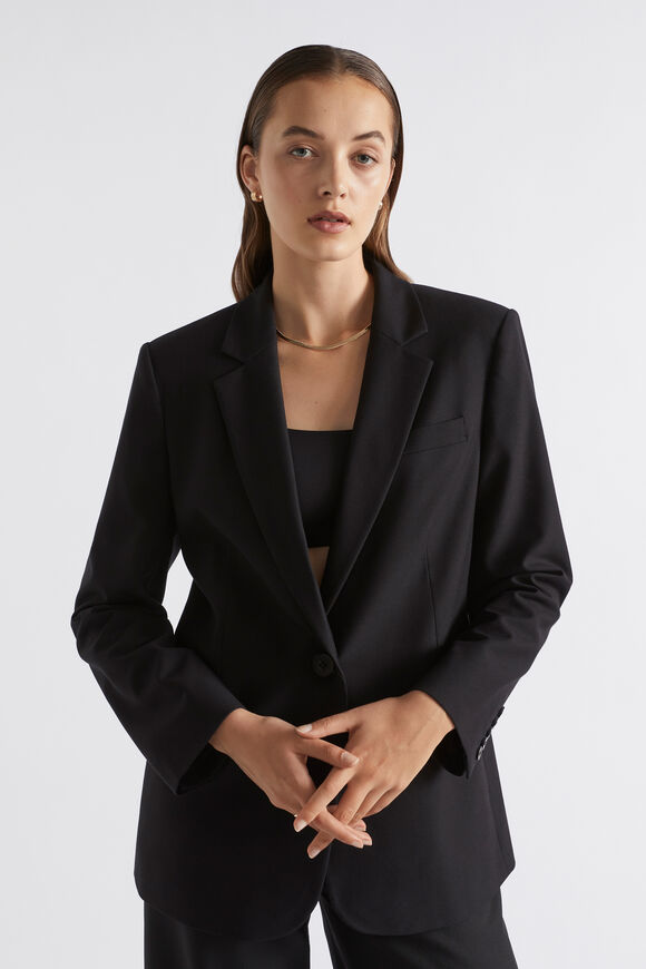 Boyfriend Blazer  Black  hi-res