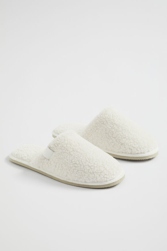 Teddy Slipper  Cream  hi-res