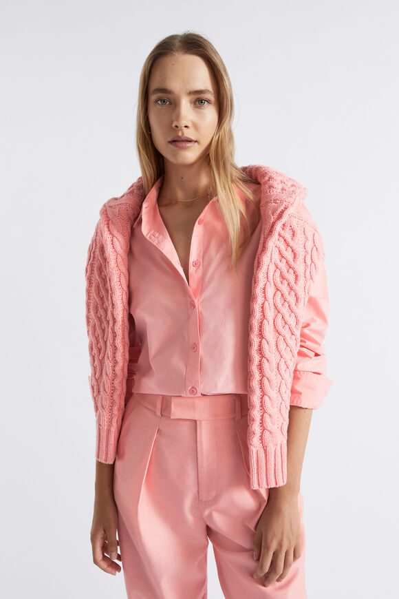 Poplin Button Down Shirt  Pale Peony  hi-res
