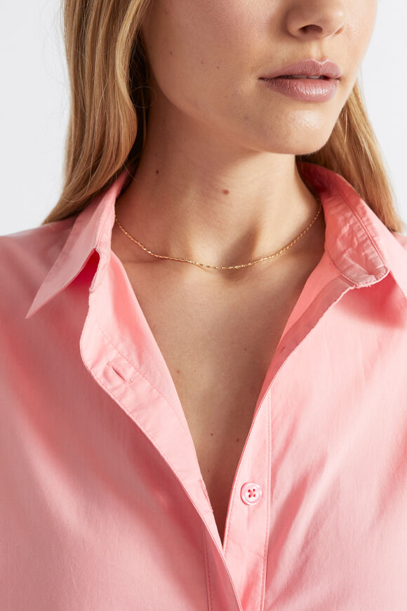 Poplin Button Down Shirt  Pale Peony  hi-res