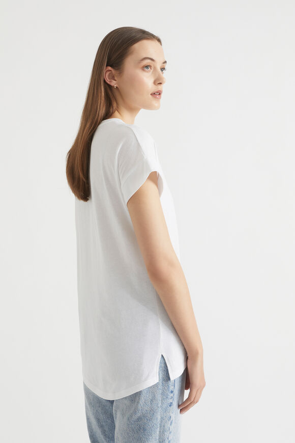 Core Longline Tee  Whisper White  hi-res