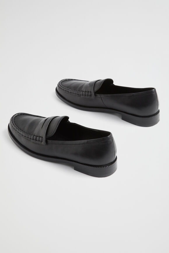 Kendall Leather Penny Loafer  True Black  hi-res
