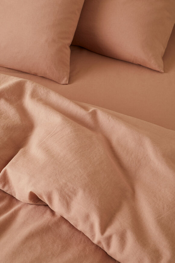 Alba King Duvet Cover  Chalk Pink  hi-res