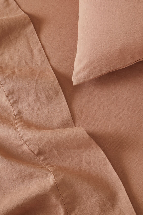 Alba King Flat Sheet  Chalk Pink  hi-res