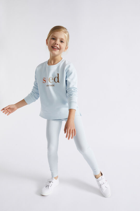 Core Logo Sweat  Ice Blue  hi-res