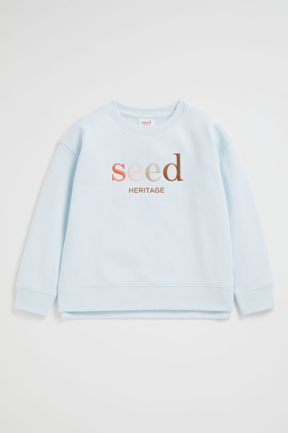 Core Logo Sweat  Ice Blue  hi-res